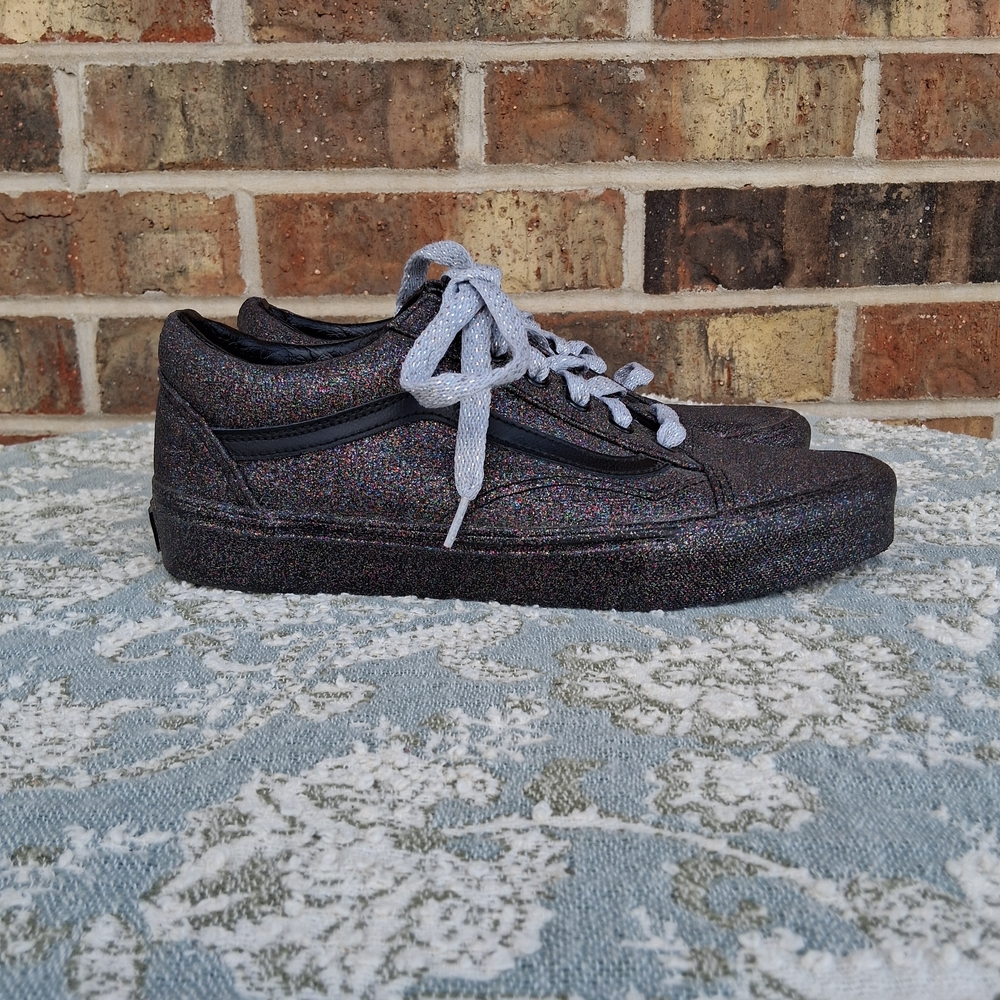 Opening Ceremony x Vans Old Skool Glitter Rainbow Sneakers 7.5 Rare Collab Y2K - Picture 7 of 16